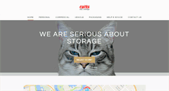 Desktop Screenshot of cattsstorage.com.au