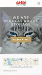 Mobile Screenshot of cattsstorage.com.au
